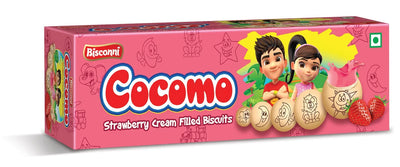 Cocomo Strawberry Biscuits (4 Pack)